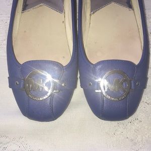 Michael Kors Shoes - Michael Kors Blue Leather Flats Michael Kors Shoes - Michael Kors Blue Leather Flats